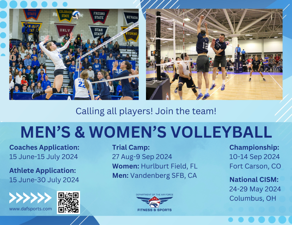 Air Force Volleyball Tryouts